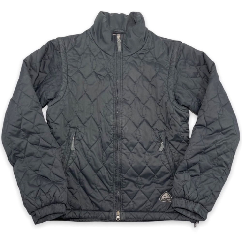 NIKE ACG 3 WomensOuter Layer Quilted Convertible Vest /Jacket size S (4-6)